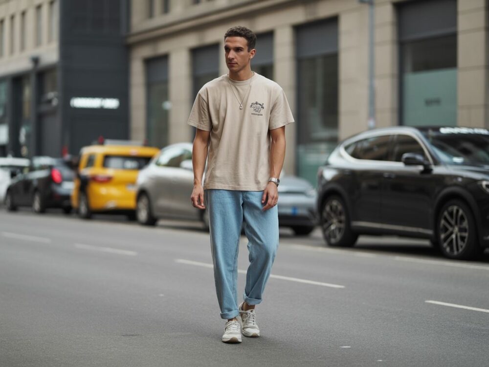 casual stylizacja męska