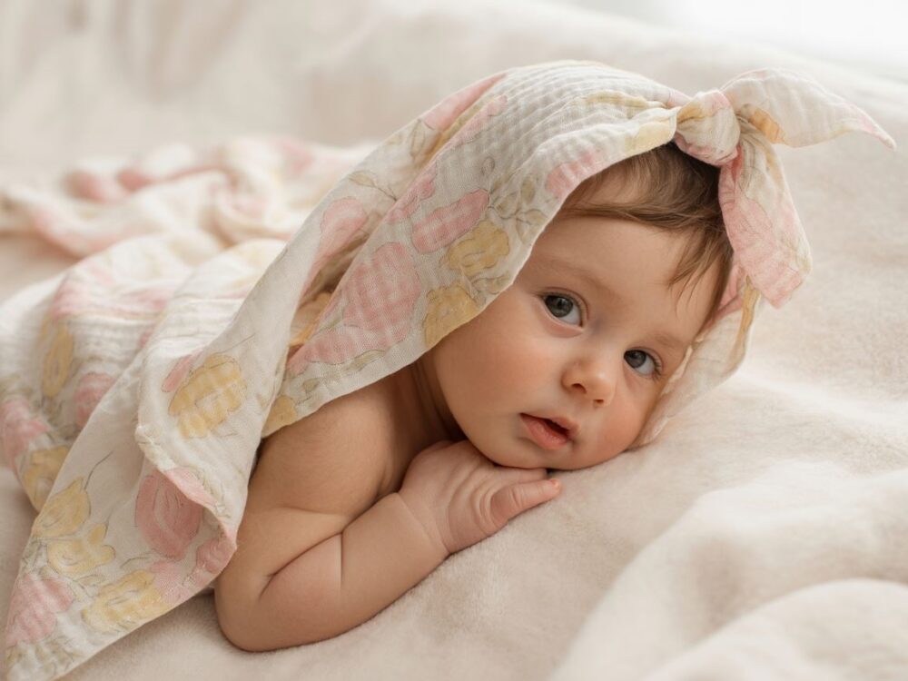 delikatna chusta pastelowa