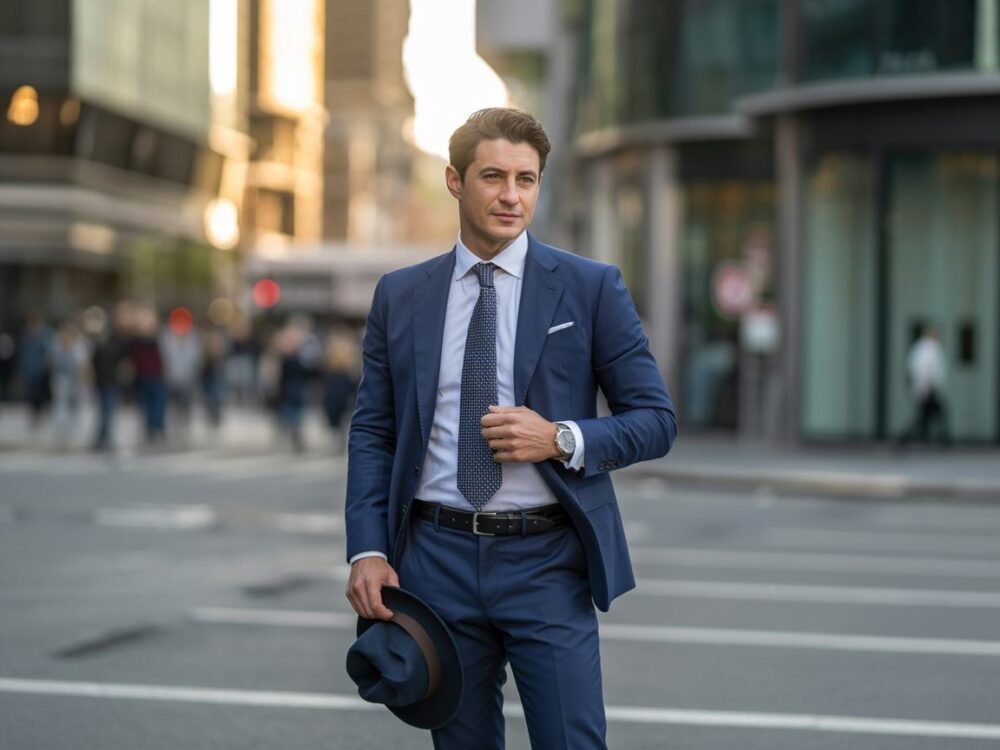 elegancki mężczyzna moda