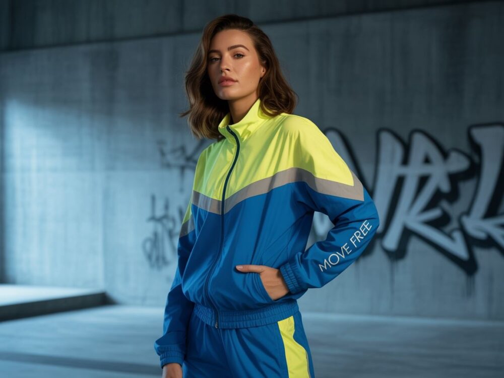kolorowy damski dres