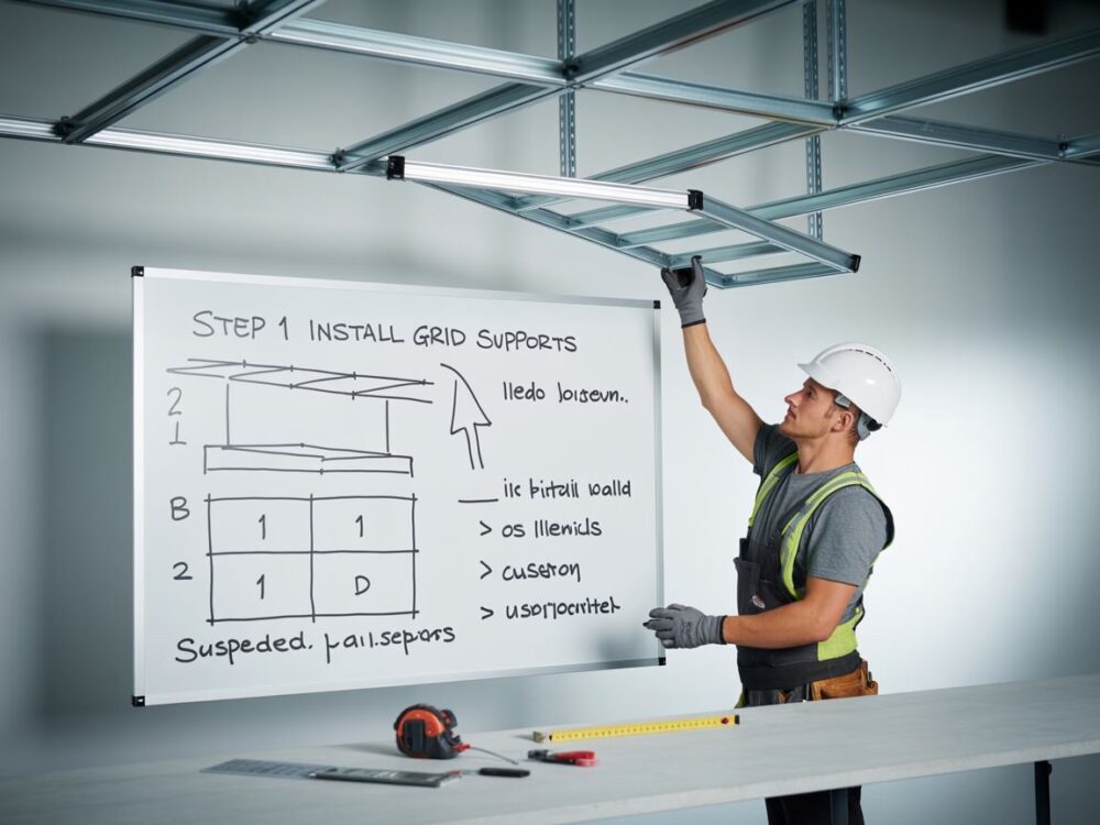 konstrukcja sufitu podwieszanego