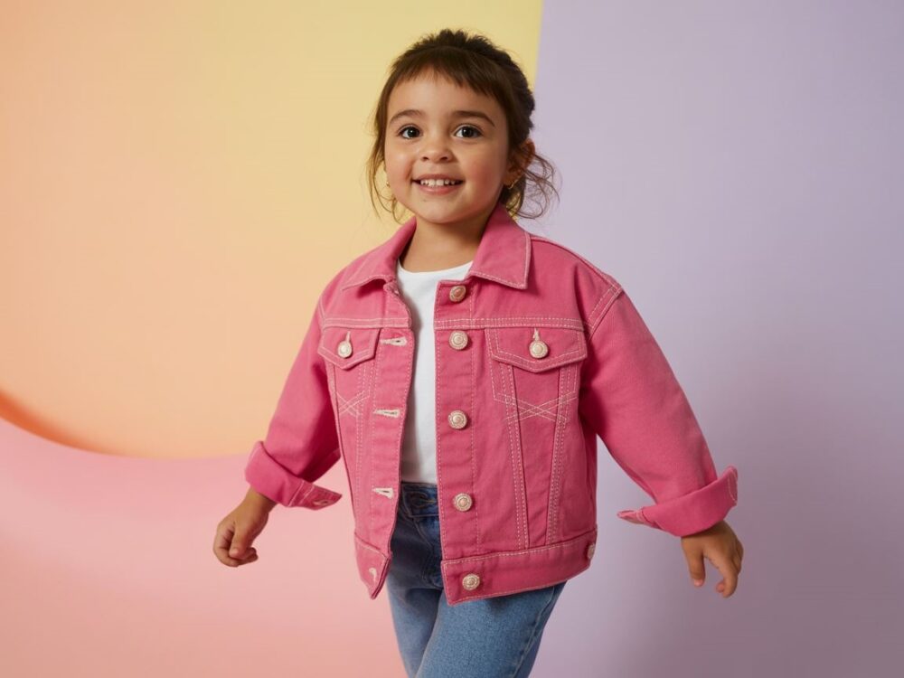 kurtka skórzana dla dziewczynki