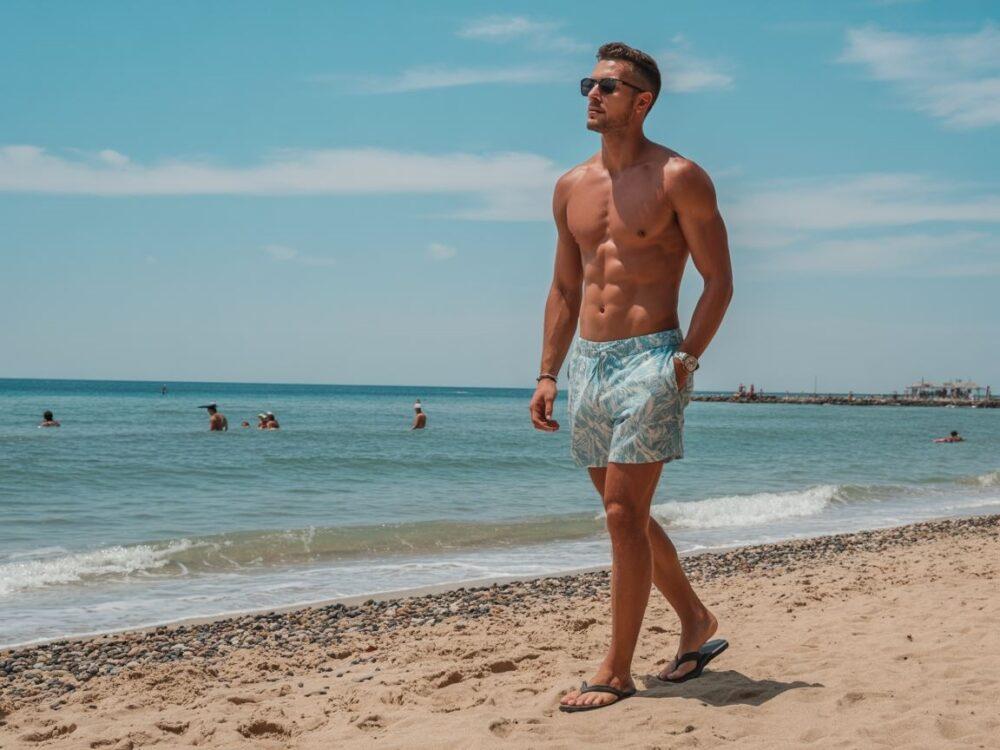 męska moda plażowa