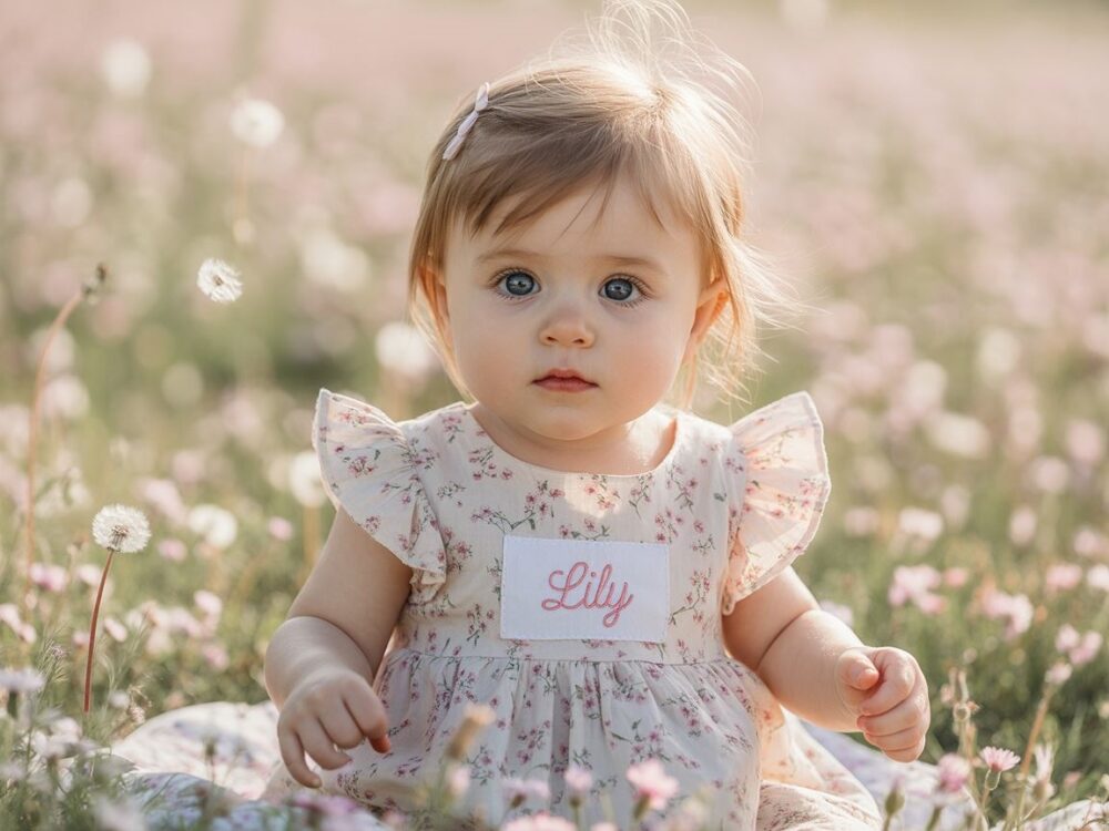 moda dziecięca kwiaty