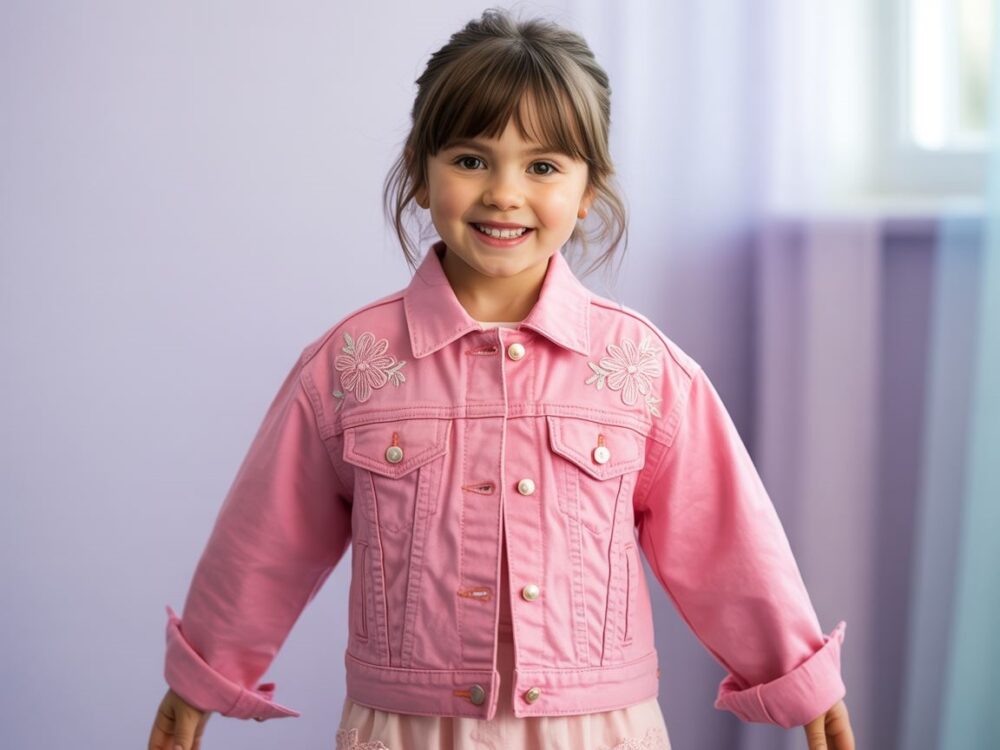 modna kurtka dla dziewczynki