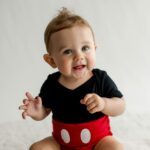 niemowlę w body mickey mouse