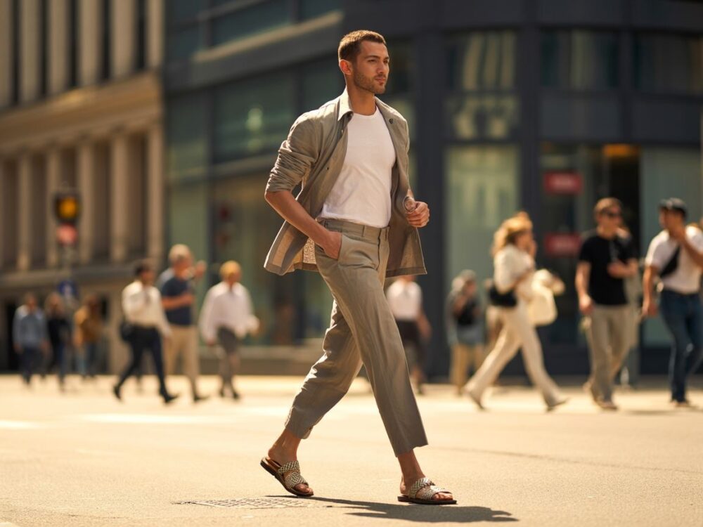 nowoczesne sandały dla mężczyzn