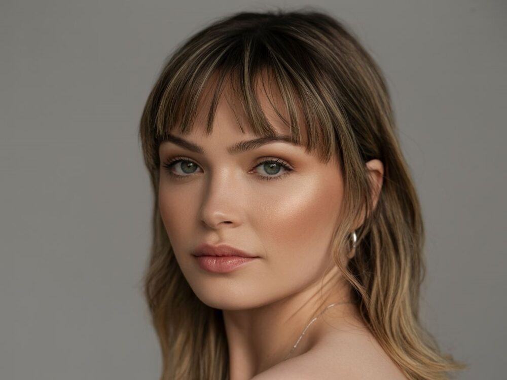 okrągła twarz grzywka