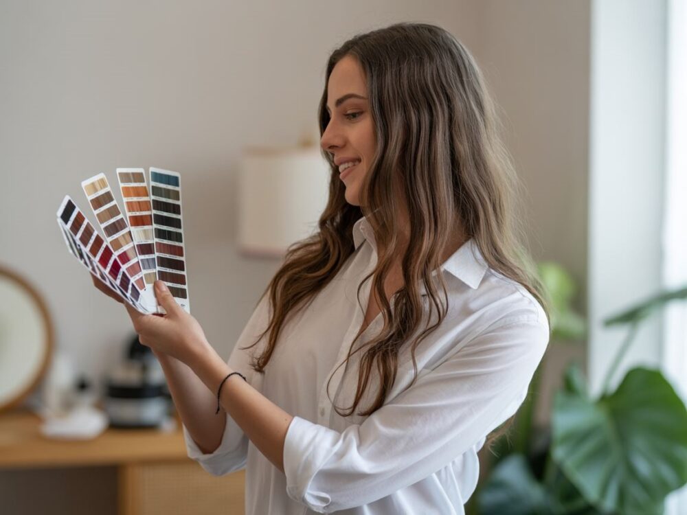 paleta kolorów włosów