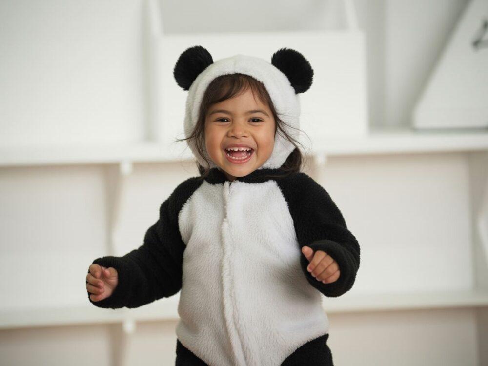 panda outfit girl