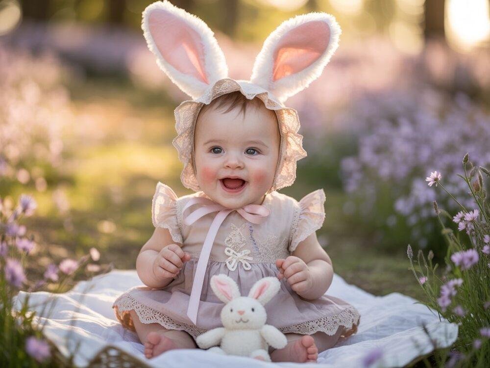 pastelowe ubranko dla dziecka