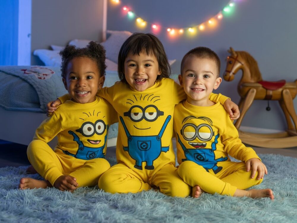 piżama minionki dziecięca