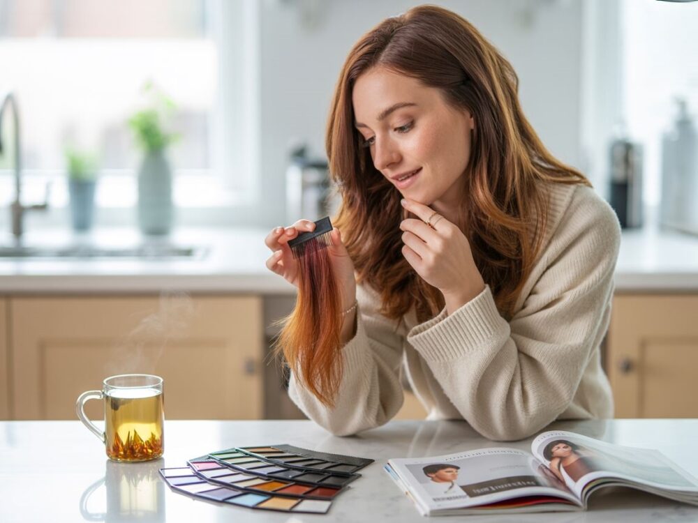 próbki kolorów farb