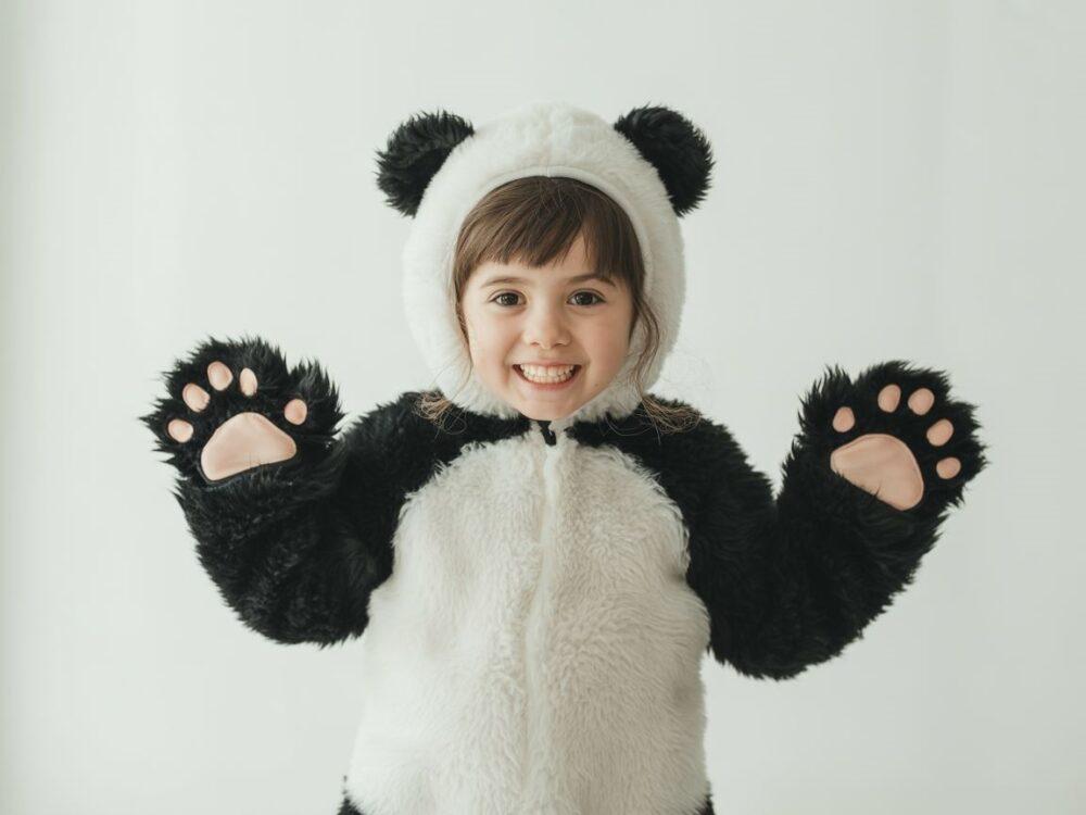 przebranie panda dziewczynka