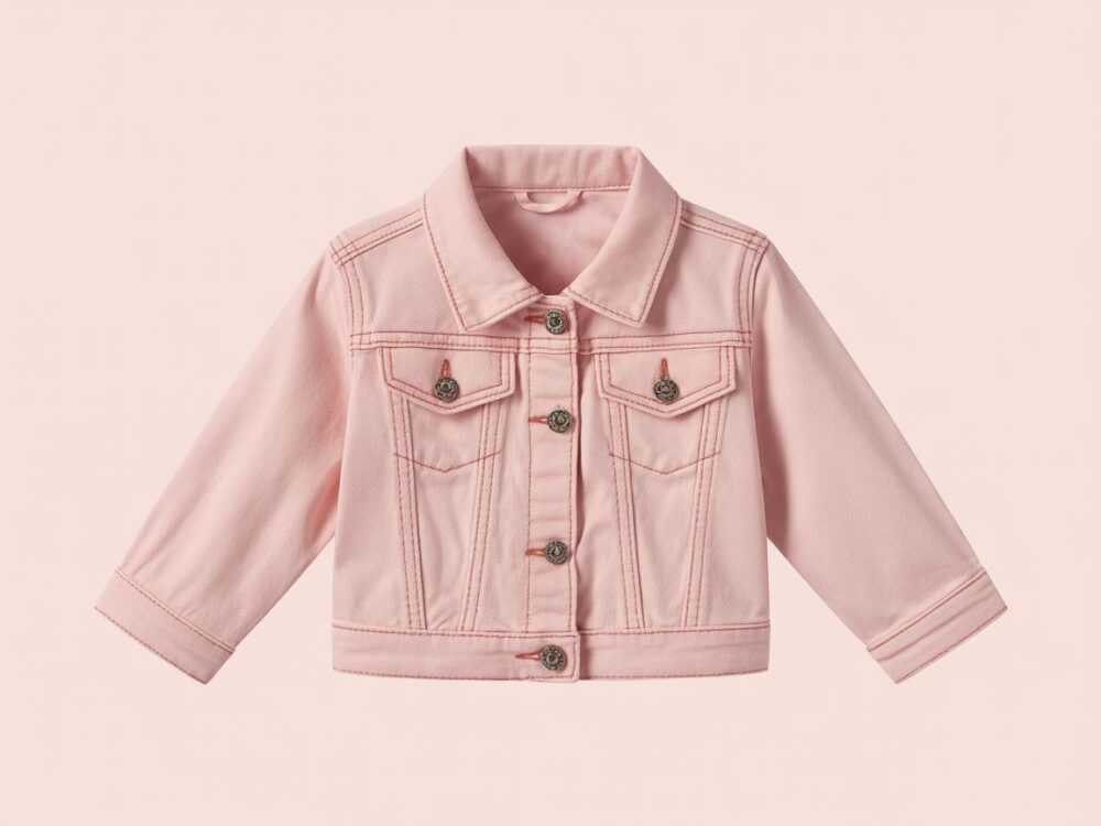 różowa ramoneska dziecięca