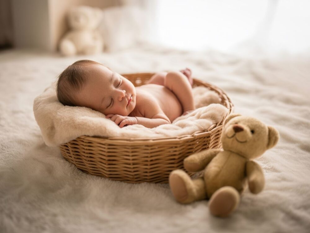 sen niemowlęcia w rożku