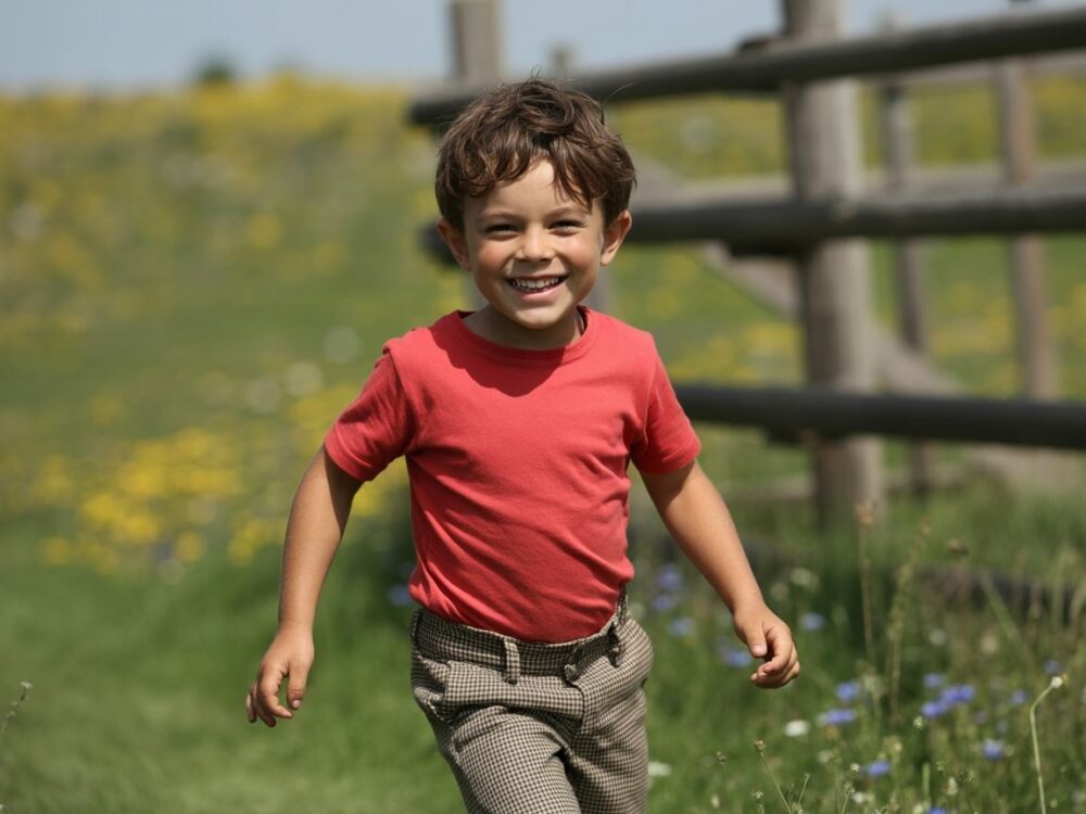 ubranie chłopięce spodnie w kratę