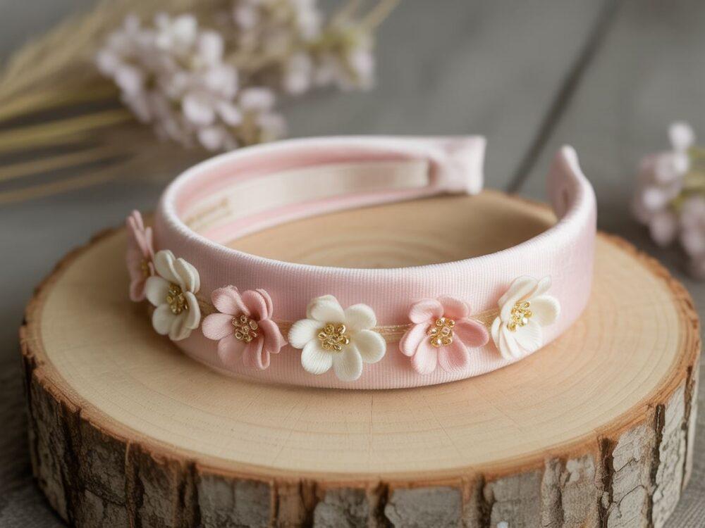 welurowa opaska dziecięca