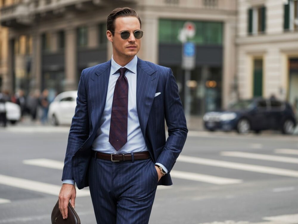 włoski garnitur męski