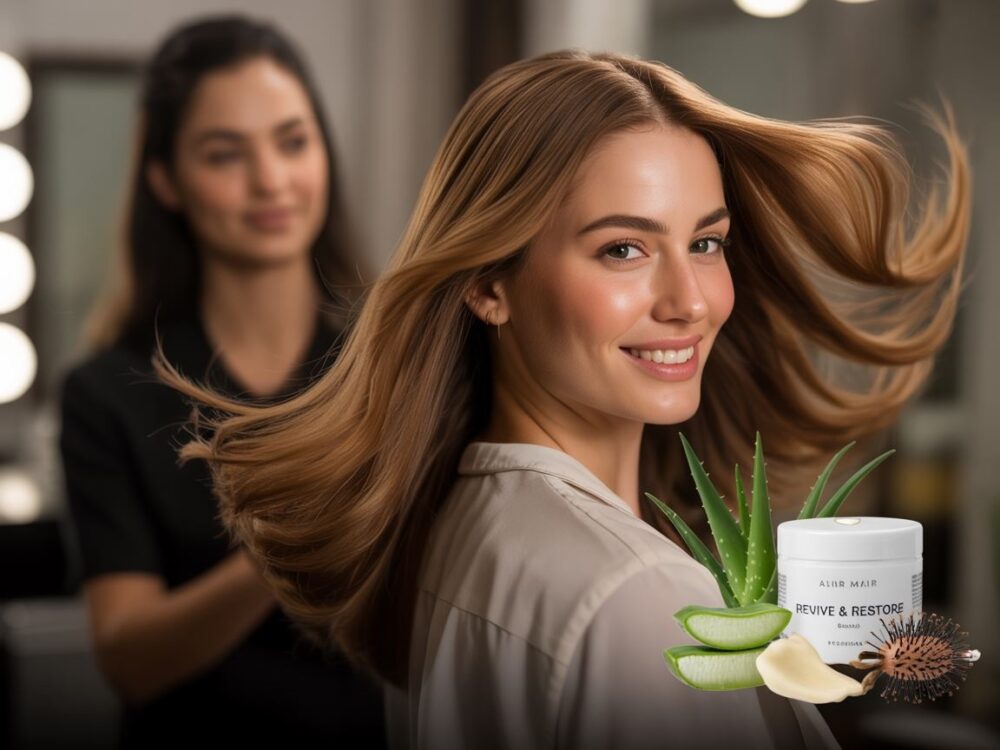 zdrowe lśniące włosy