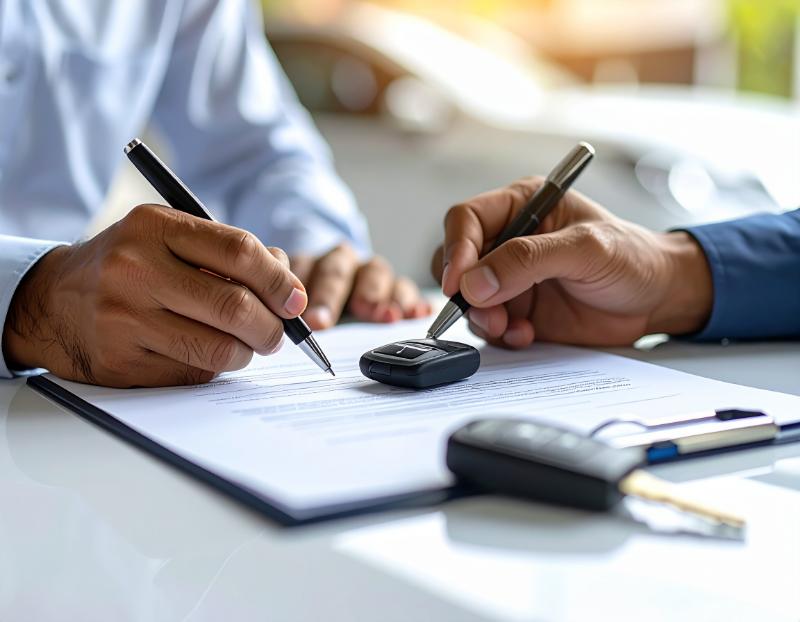 Finalizacja sprzedaży auta w Bydgoszczy – umowa i kluczyki samochodowe