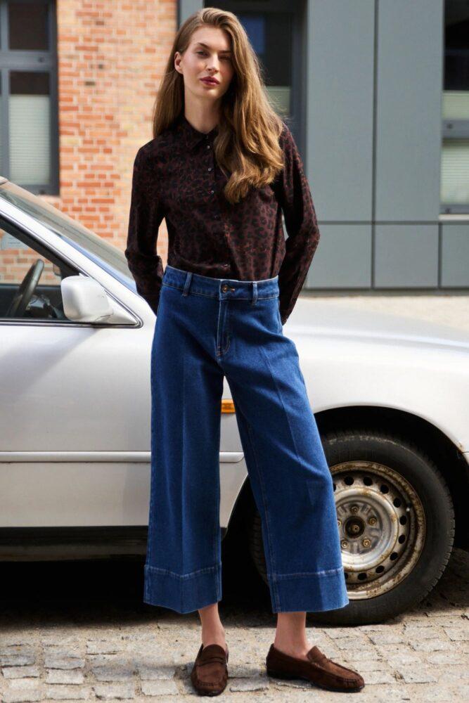 Jeansy culotte Moodo